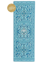 Aqua Enchanted Garden Yoga Mat + Strap YOGA MAT YOGI PEACE CLUB 
