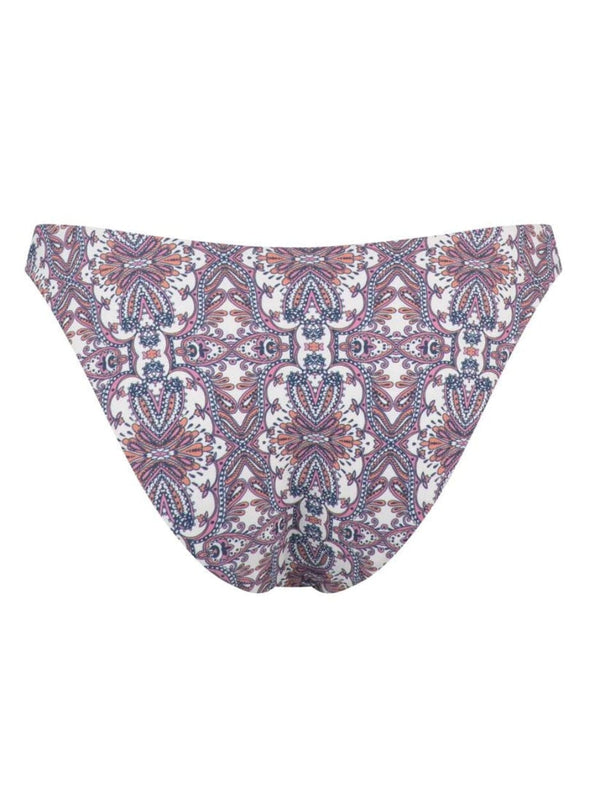 Esther High Elle Reversible Bikini Bottom - Magenta/Kaleidoscope BOTTOMS TIGERLILY 