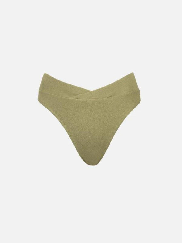 Avoca Cross Front Pant - Olive SWIM BOTTOMS RHYTHM 
