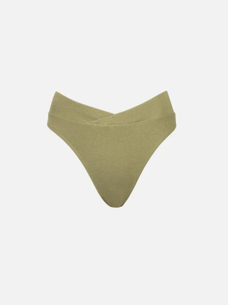 Avoca Cross Front Pant - Olive SWIM BOTTOMS RHYTHM 