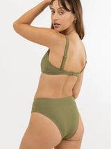Avoca Cross Front Pant - Olive SWIM BOTTOMS RHYTHM 