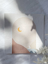 Plantable Card - Moonlit Sailing CARDS INARTISAN 