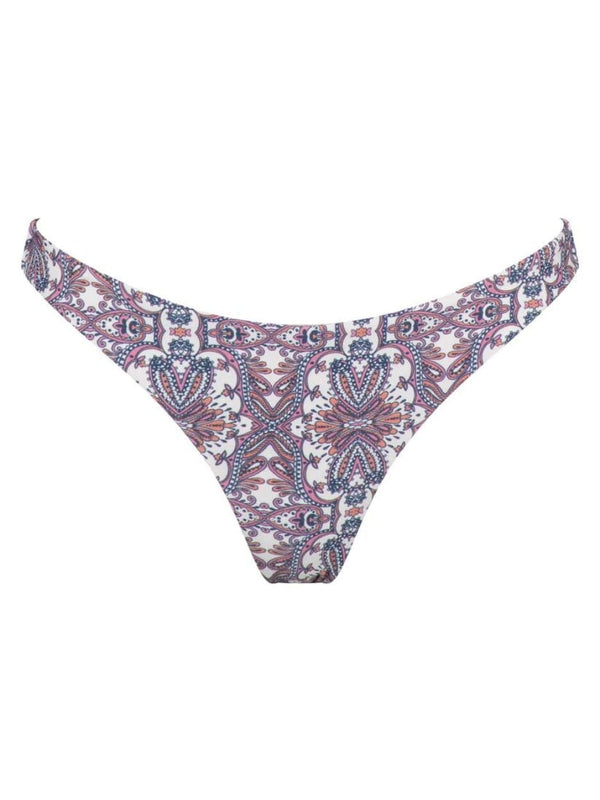 Esther High Elle Reversible Bikini Bottom - Magenta/Kaleidoscope BOTTOMS TIGERLILY 